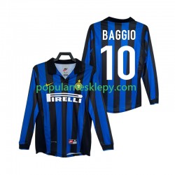 Koszulka Długi Męska Inter Mediolan Pierwszy strój BAGGIO 10 Retro 1998 1999