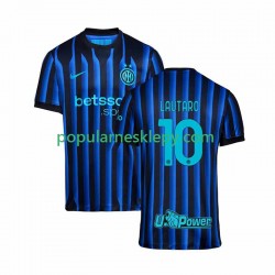 Koszulka Krótka Męska Inter Mediolan Pierwszy strój Lautaro Martinez 10 2025-2026