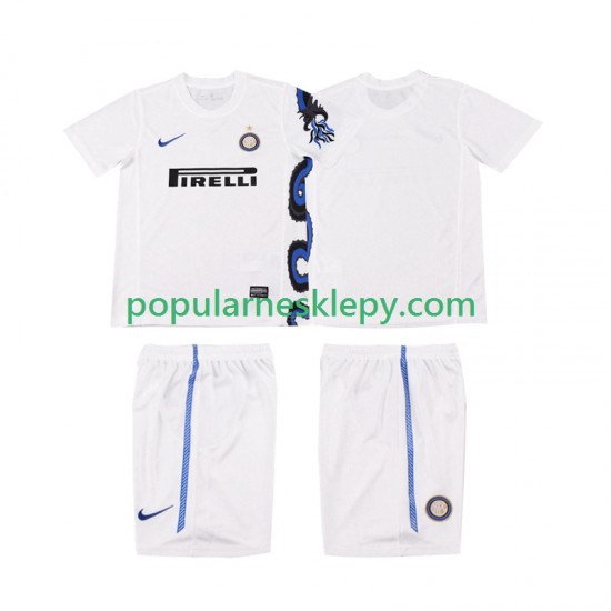 Koszulka Krótka dla Dzieci Inter Mediolan Drugi strój Retro 2010 2011