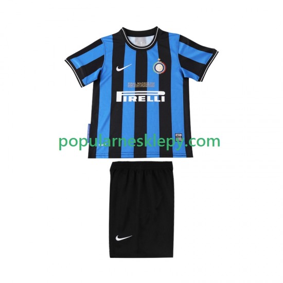 Koszulka Krótka dla Dzieci Inter Mediolan Pierwszy strój Retro 2009 2010