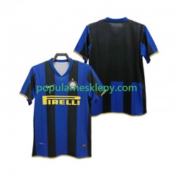Koszulka Krótka Męska Inter Mediolan Pierwszy strój Retro Champions League 2008 2009