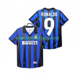 Koszulka Krótka Męska Inter Mediolan Pierwszy strój Roanldo 9 Retro 1998 1999