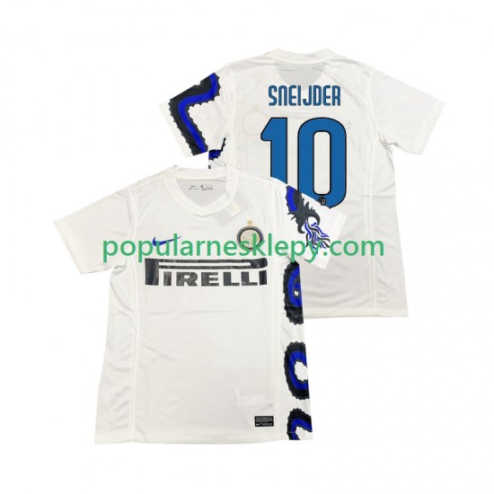 Koszulka Krótka Męska Inter Mediolan Drugi strój SNEIJDER 10 Retro 2010 2011