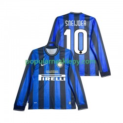 Koszulka Długi Męska Inter Mediolan Pierwszy strój SNEIJDER 10 Retro 2009 2010