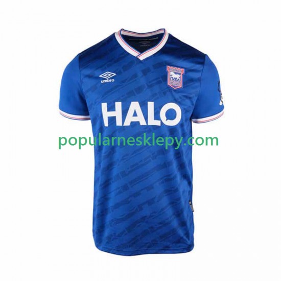 Koszulka Krótka Męska Pierwszy strój Ipswich Town 2025-2026