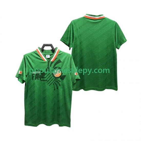 Koszulka Krótka Męska Reprezentacji Irlandii Pierwszy strój Retro 1994