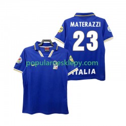 Koszulka Krótka Męska Reprezentacji Włoch Pierwszy strój MATERAZZI 23 Retro 1996