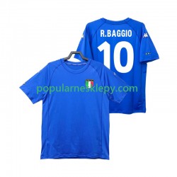 Koszulka Krótka Męska Reprezentacji Włoch Pierwszy strój Roberto Baggio 10 Retro 2000