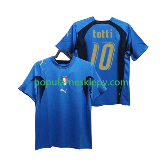 Koszulka Krótka Męska Reprezentacji Włoch Pierwszy strój Totti 20 Retro 2006