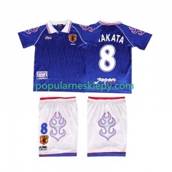 Koszulka Krótka dla Dzieci Reprezentacji Japonii Pierwszy strój NAKATA 8 Retro 1998