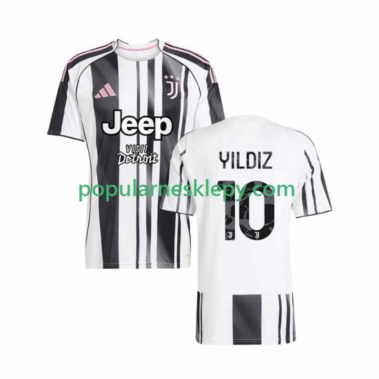 Koszulka Krótka Męska Juventus Pierwszy strój Kenan Yildiz 10 2025-2026