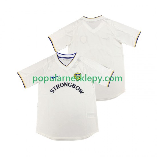 Koszulka Krótka Męska Leeds United Pierwszy strój Retro 2000 2001