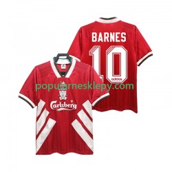 Koszulka Krótka Męska Liverpool Pierwszy strój BARNES 10 Retro 1993 1995