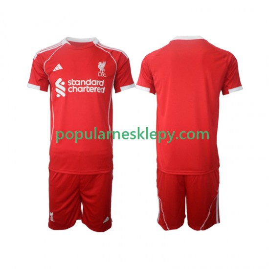 Koszulka Krótka dla Dzieci Liverpool Pierwszy strój 2025-2026