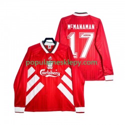 Koszulka Długi Męska Liverpool Pierwszy strój MCMANAMAN 17 Retro 1993 1995
