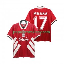 Koszulka Krótka Męska Liverpool Pierwszy strój MCMANAMAN 17 Retro 1993 1995