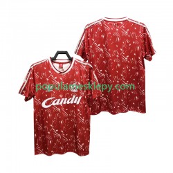 Koszulka Krótka Męska Liverpool Pierwszy strój Retro 1989 1991