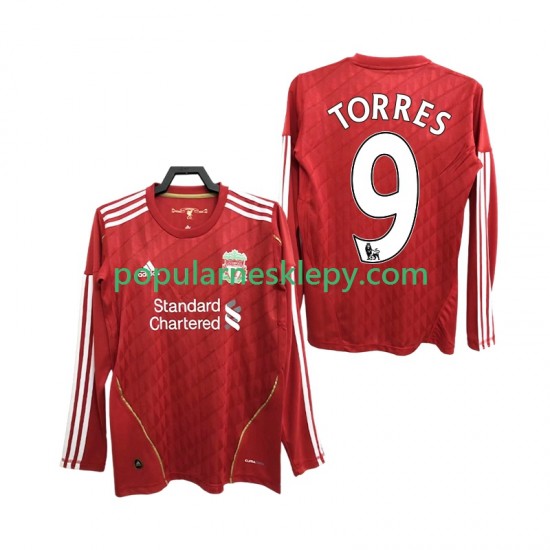 Koszulka Długi Męska Liverpool Pierwszy strój Torres 9 Retro 2010 2012