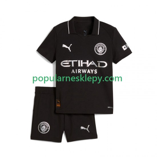 Koszulka Krótka dla Dzieci Manchester City Drugi strój 2025-2026