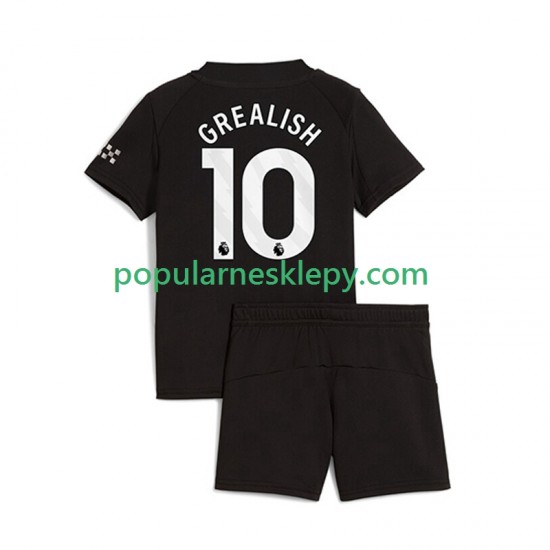 Koszulka Krótka dla Dzieci Manchester City Drugi strój Jack Grealish 10 2025-2026 Koszulka Krótka dla Dzieci Manchester City Drugi strój Jack Grealish 10 2025-2026