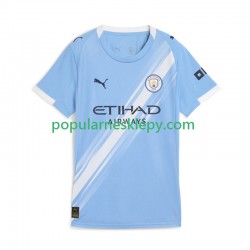 Koszulka Krótka Damska Manchester City Pierwszy strój 2025-2026