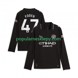 Koszulka Długi Męska Manchester City Drugi strój Phil Foden 47 2025-2026