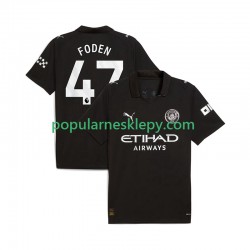 Koszulka Krótka Męska Manchester City Drugi strój Phil Foden 47 2025-2026