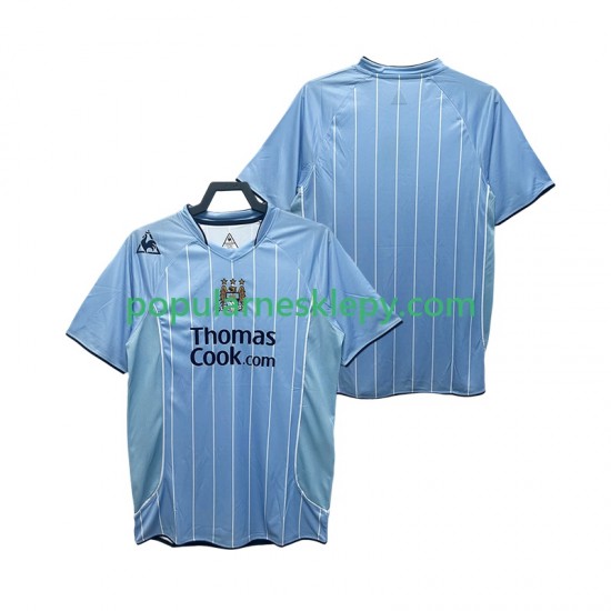 Koszulka Krótka Męska Manchester City Pierwszy strój Retro 2007 2008