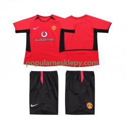 Koszulka Krótka dla Dzieci Manchester United Pierwszy strój Retro 2002 2004