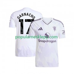 Koszulka Krótka Męska Manchester United Drugi strój Alejandro Garnacho 17 2025-2026