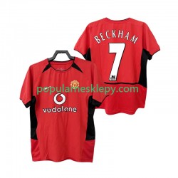 Koszulka Krótka Męska Manchester United Pierwszy strój BECKHAM 7 Retro 2002 2004