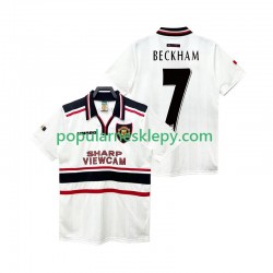 Koszulka Krótka Męska Manchester United Drugi strój Beckham 7 Retro 1998 1999