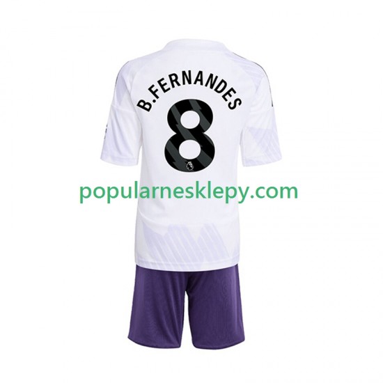Koszulka Krótka dla Dzieci Manchester United Drugi strój Bruno Fernandes 8 2025-2026 Koszulka Krótka dla Dzieci Manchester United Drugi strój Bruno Fernandes 8 2025-2026