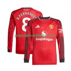 Koszulka Długi Męska Manchester United Pierwszy strój Bruno Fernandes 8 2025-2026
