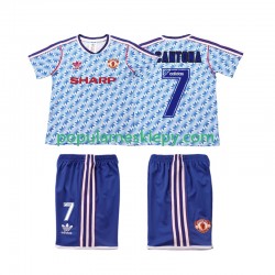 Koszulka Krótka dla Dzieci Manchester United Drugi strój CANTONA 7 Retro 1990 1992