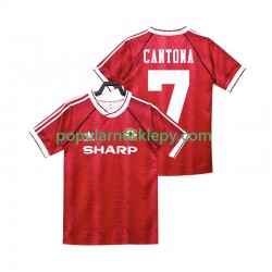 Koszulka Krótka Męska Manchester United Pierwszy strój CANTONA 7 Retro 1990 1992