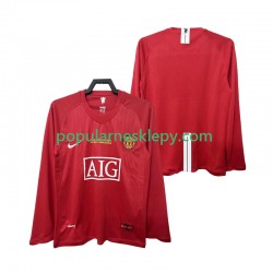 Koszulka Długi Męska Manchester United Pierwszy strój Champions League Retro 2007 2008