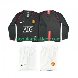 Koszulka Długi dla Dzieci Manchester United Drugi strój Retro 2007 2008