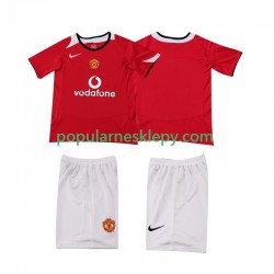 Koszulka Krótka dla Dzieci Manchester United Pierwszy strój Retro 2005 2006