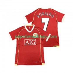 Koszulka Krótka Męska Manchester United Pierwszy strój Cristiano Ronaldo 7 Retro 2006 2007