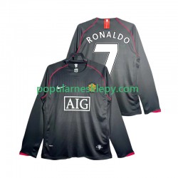 Koszulka Długi Męska Manchester United Drugi strój Critstiano Ronaldo 7 Retro 2007 2008