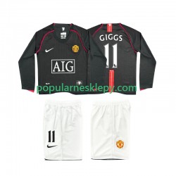 Koszulka Długi dla Dzieci Manchester United Drugi strój GIGGS 11 Retro 2007 2008