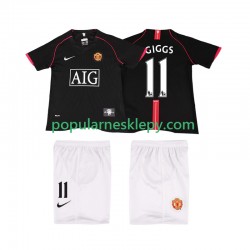 Koszulka Krótka dla Dzieci Manchester United Drugi strój GIGGS 11 Retro 2007 2008
