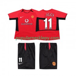 Koszulka Krótka dla Dzieci Manchester United Pierwszy strój GIGGS 11 Retro 2002 2004