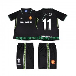 Koszulka Krótka dla Dzieci Manchester United Trzeci strój GIGGS 11 Retro 1998 1999
