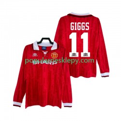 Koszulka Długi Męska Manchester United Pierwszy strój GIGGS 11 Retro 1992 1994