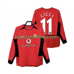 Koszulka Długi Męska Manchester United Pierwszy strój GIGGS 11 Retro 2002 2004
