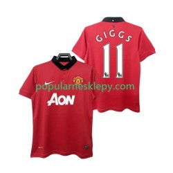 Koszulka Krótka Męska Manchester United Pierwszy strój GIGGS 11 Retro 2013 2014