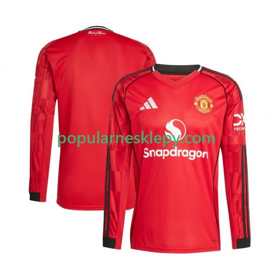 Koszulka Długi Męska Manchester United Pierwszy strój 2025-2026