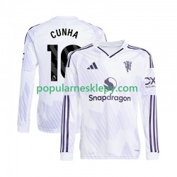 Koszulka Długi Męska Manchester United Drugi strój Matheus Cunha 10 2025-2026